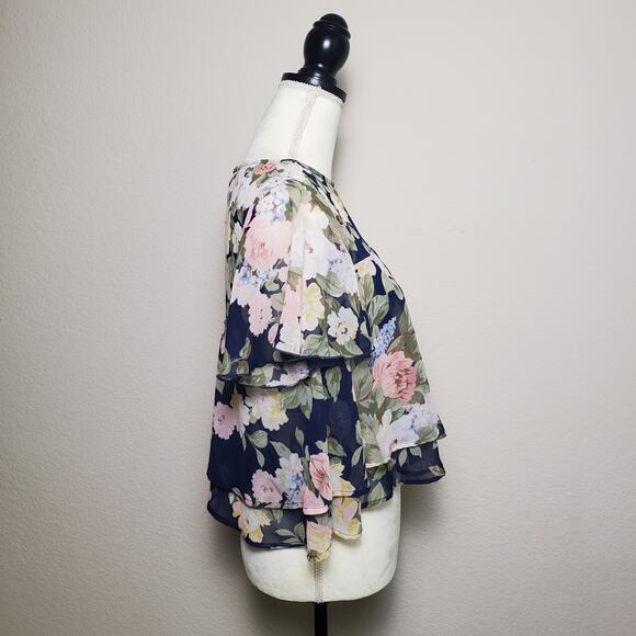 Show Me Your Mumu Margie Floral Top Medium - Picture 2 of 8